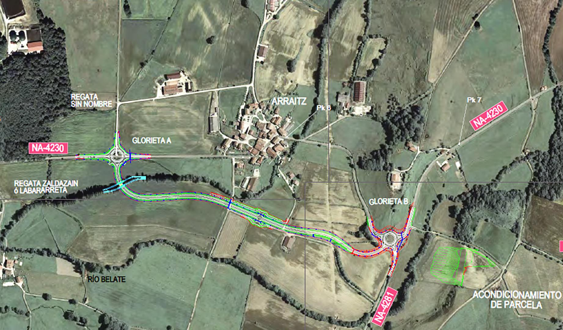 Proyecto de la ronda entre Arraitz y Orkin
