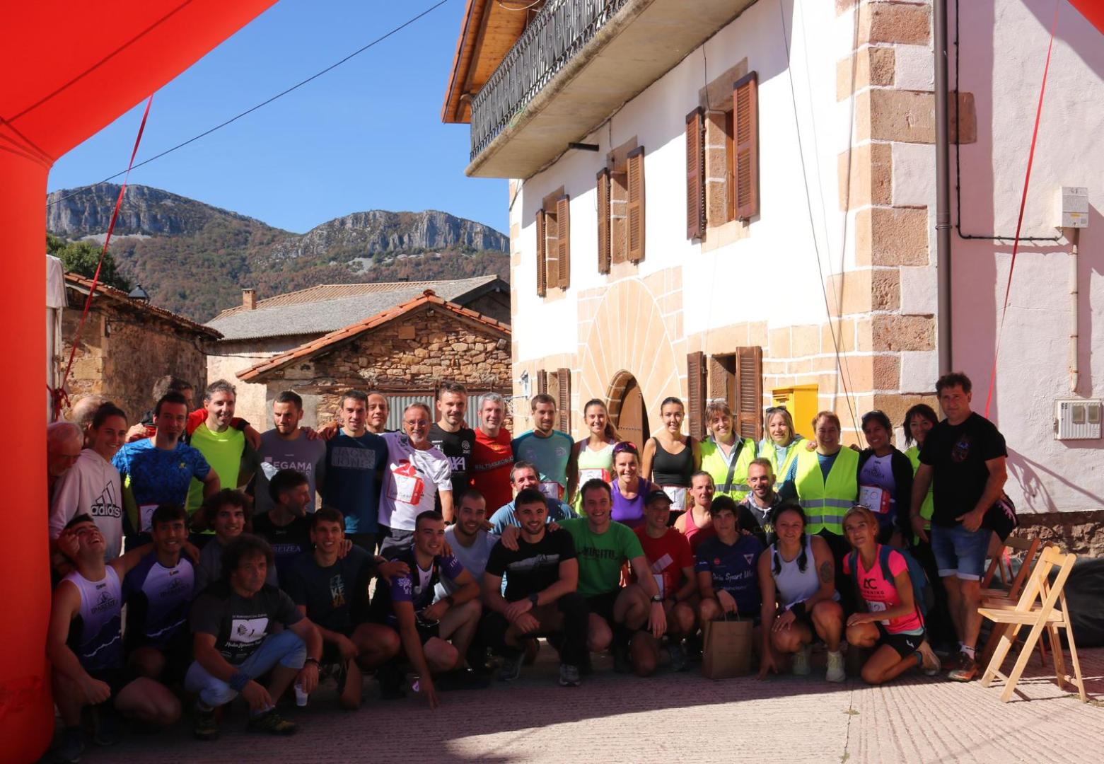 Participantes en el I Trail Arrieta, prueba que se estrenó el pasado 19 de septiembre sobre un recorrido de 8 kilómetros