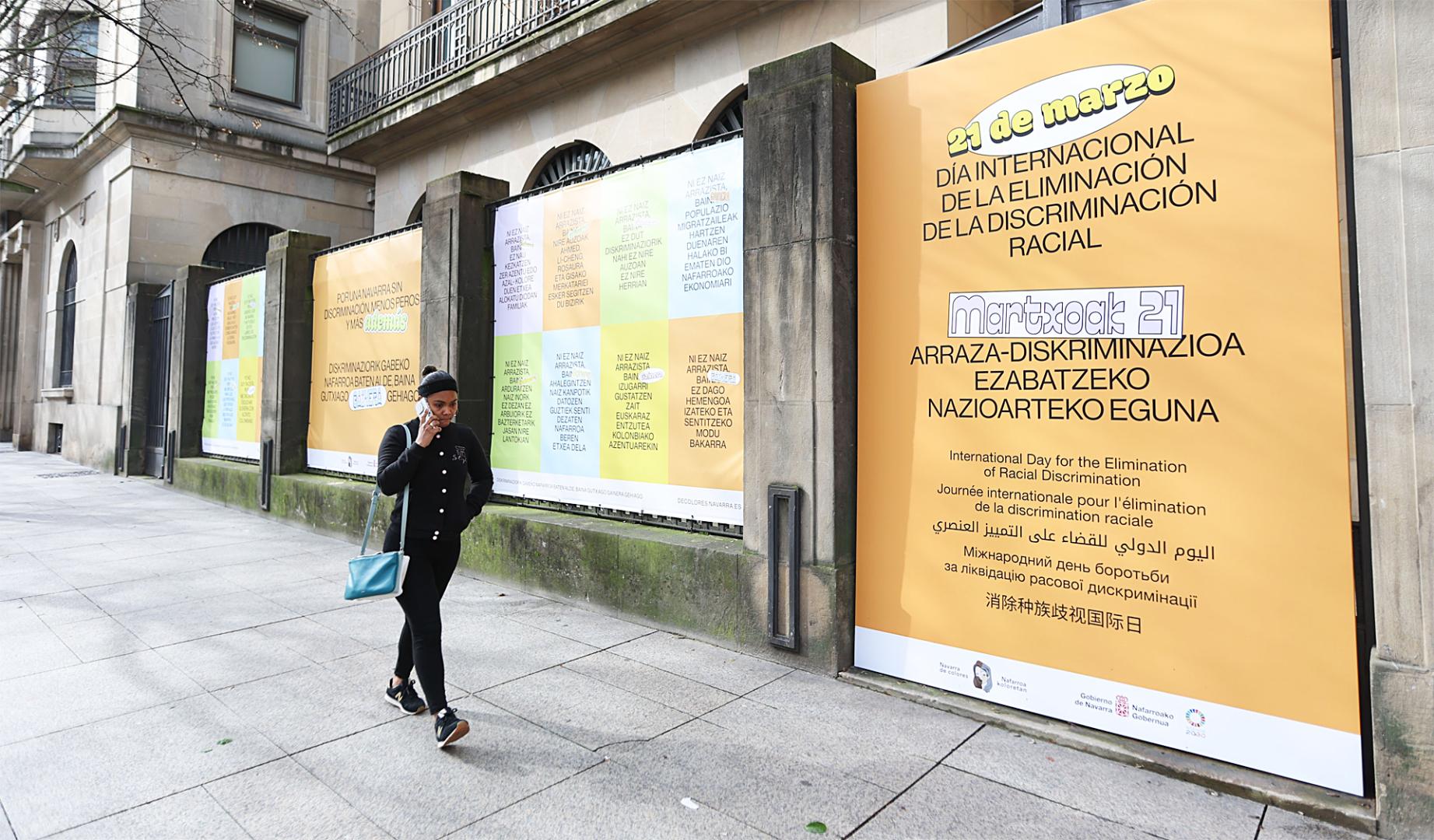 Imagen de una campaña anterior contra la discriminación racial