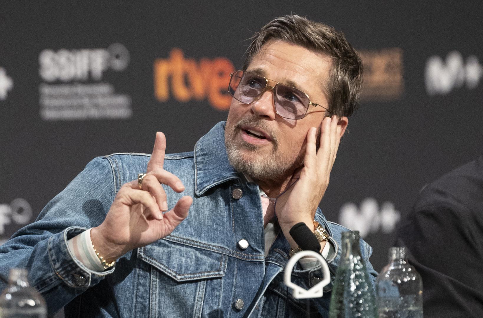 Brad Pitt, este miércoles en el Festival de Cine de San Sebastián