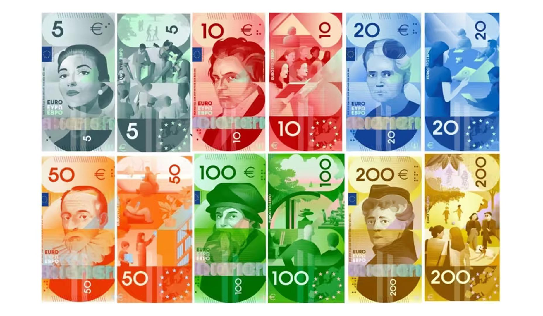Una de las propuestas para los nuevos billetes basadas en el tema cultural