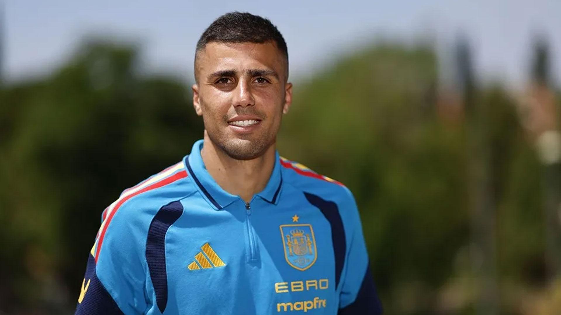 Rodri, en una concentración anterior de la selección española de fútbol