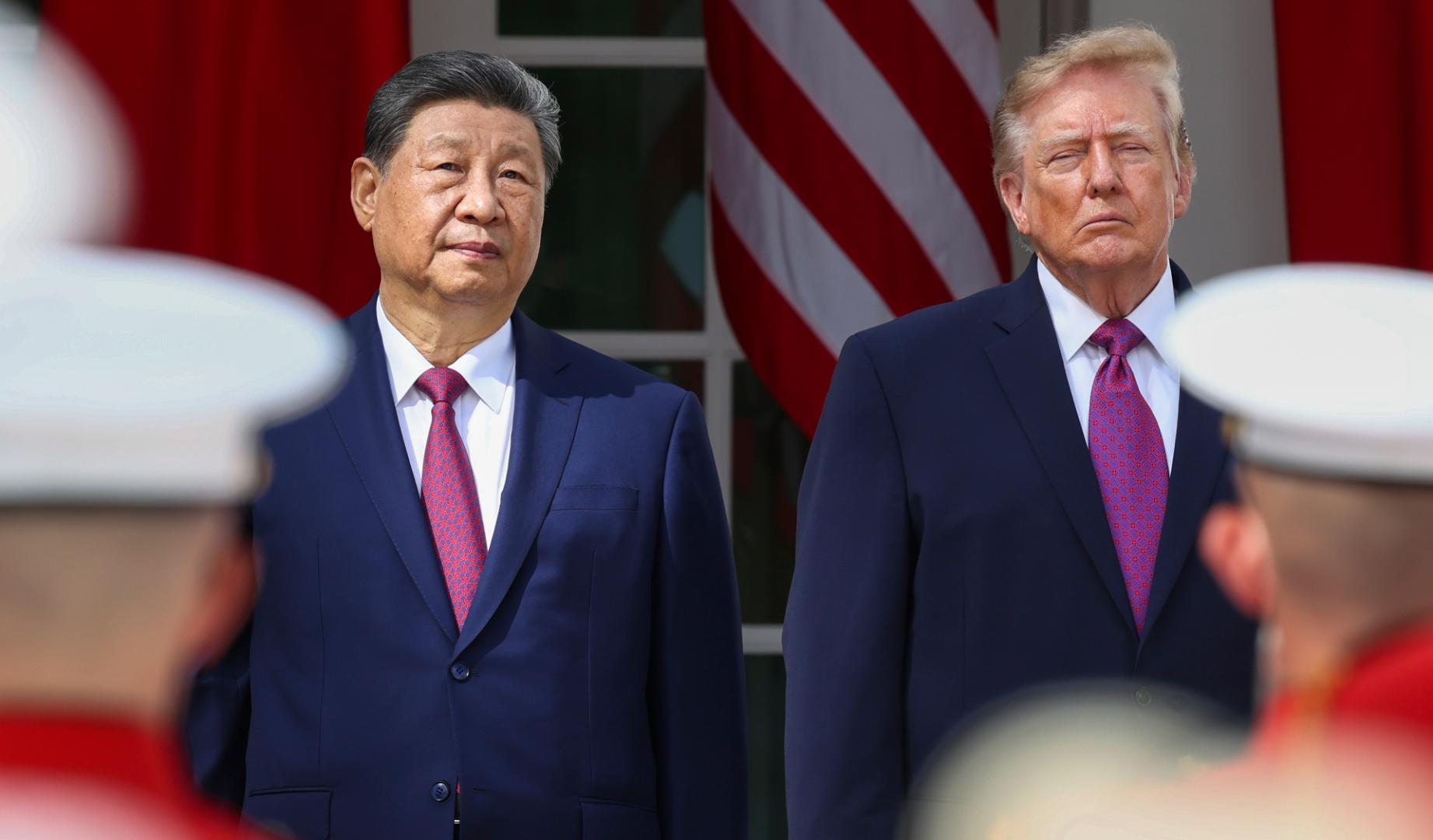 Donald Trump ha recibido este jueves al líder chino, Xi Jinping, en la Casa Blanca,