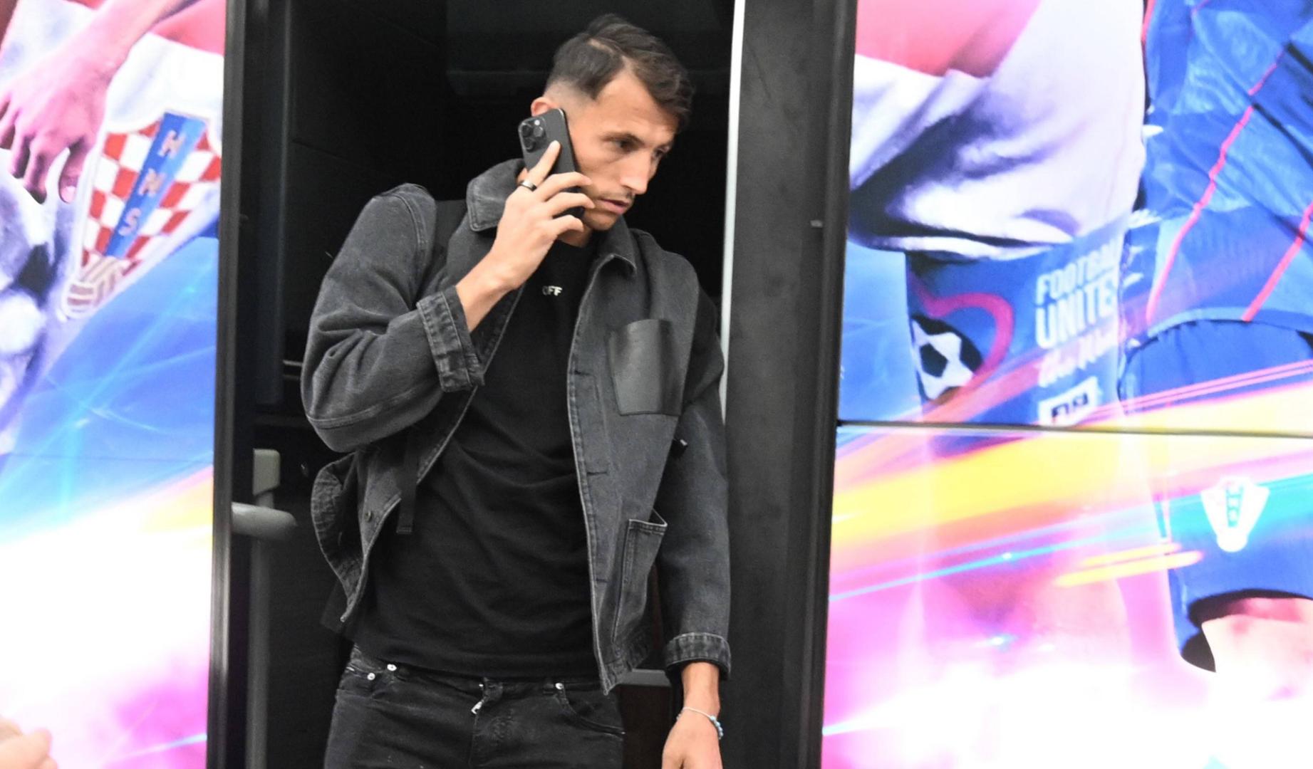 Budimir, en la concentración con Croacia