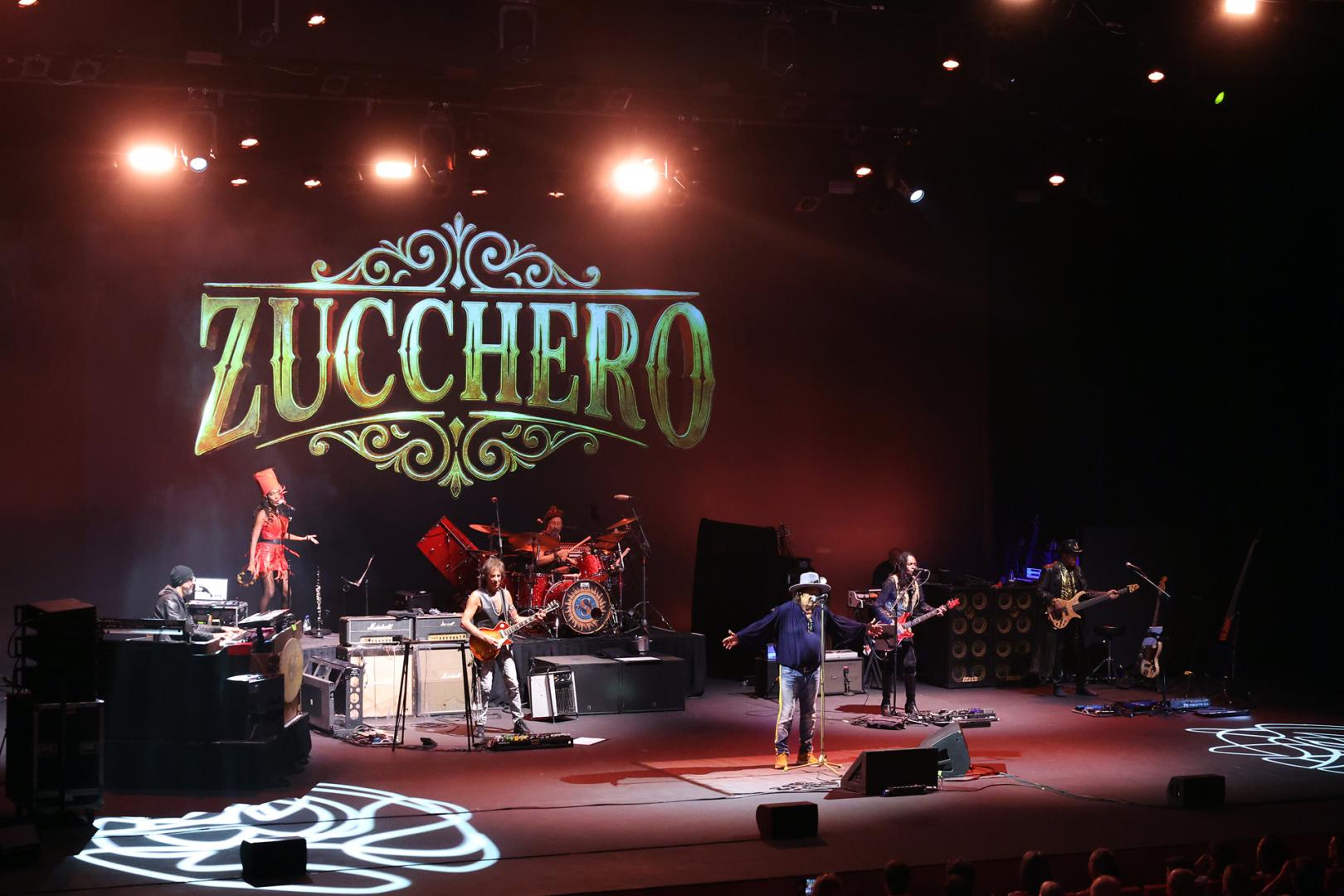 Zucchero y su banda, este jueves 24 de septiembre por la tarde en el escenario de Baluarte