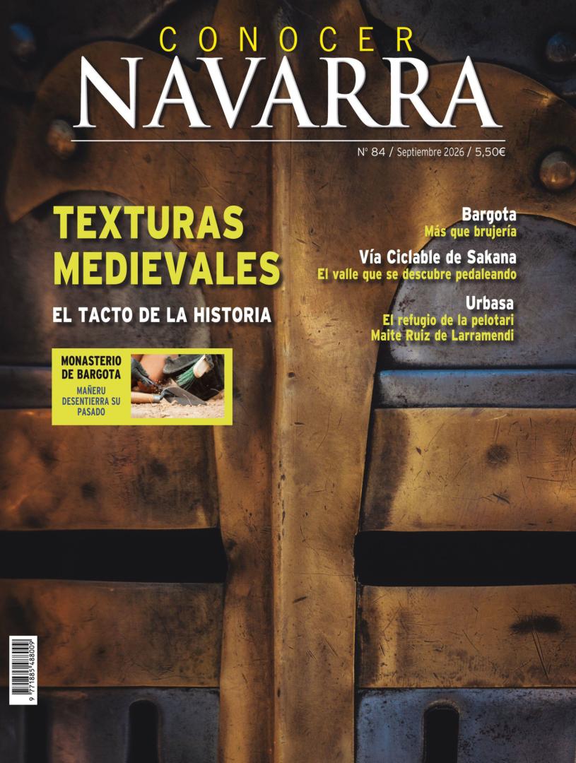 Portada del número 84 de la revista Conocer Navarra