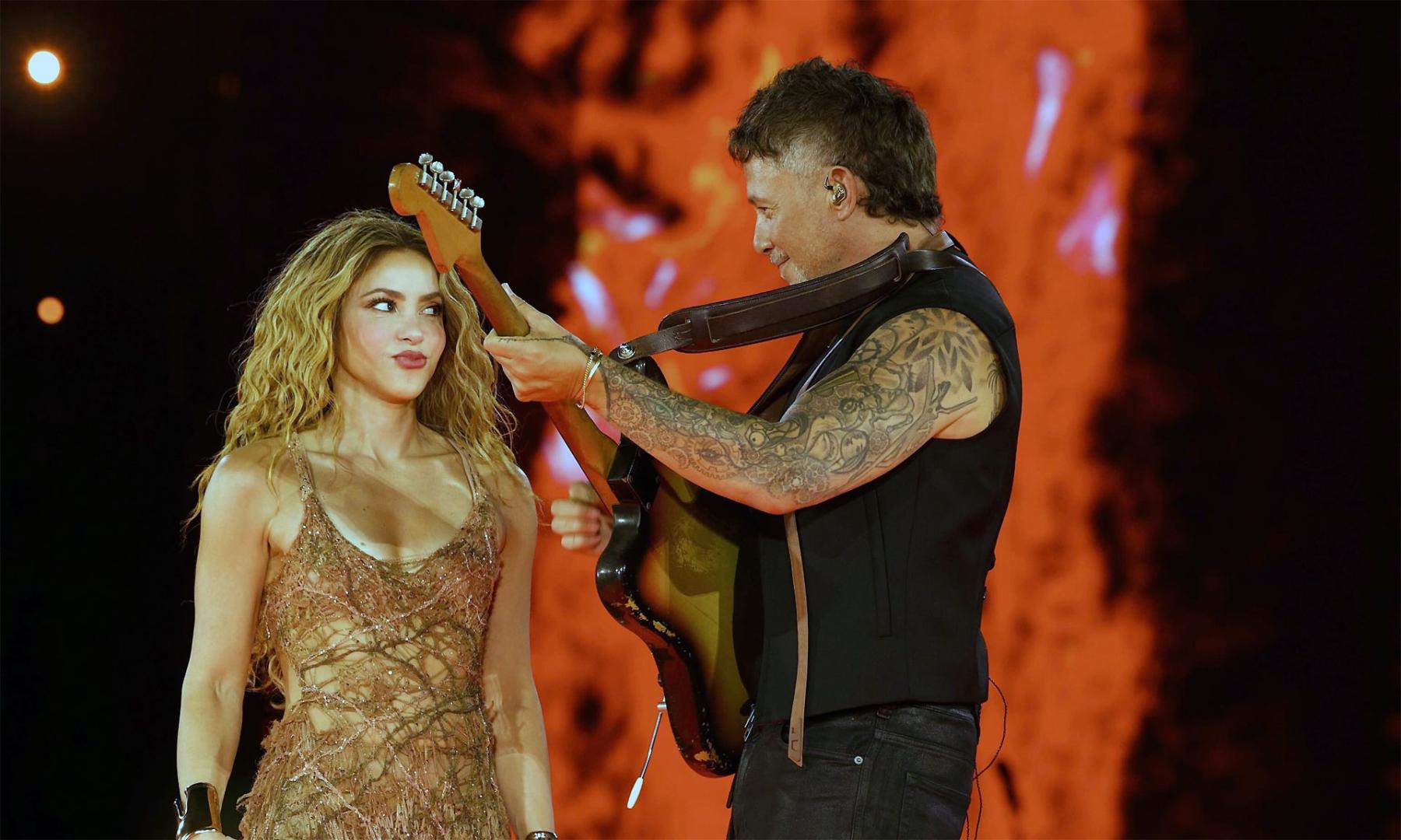 Shakira y Alejandro Sanz