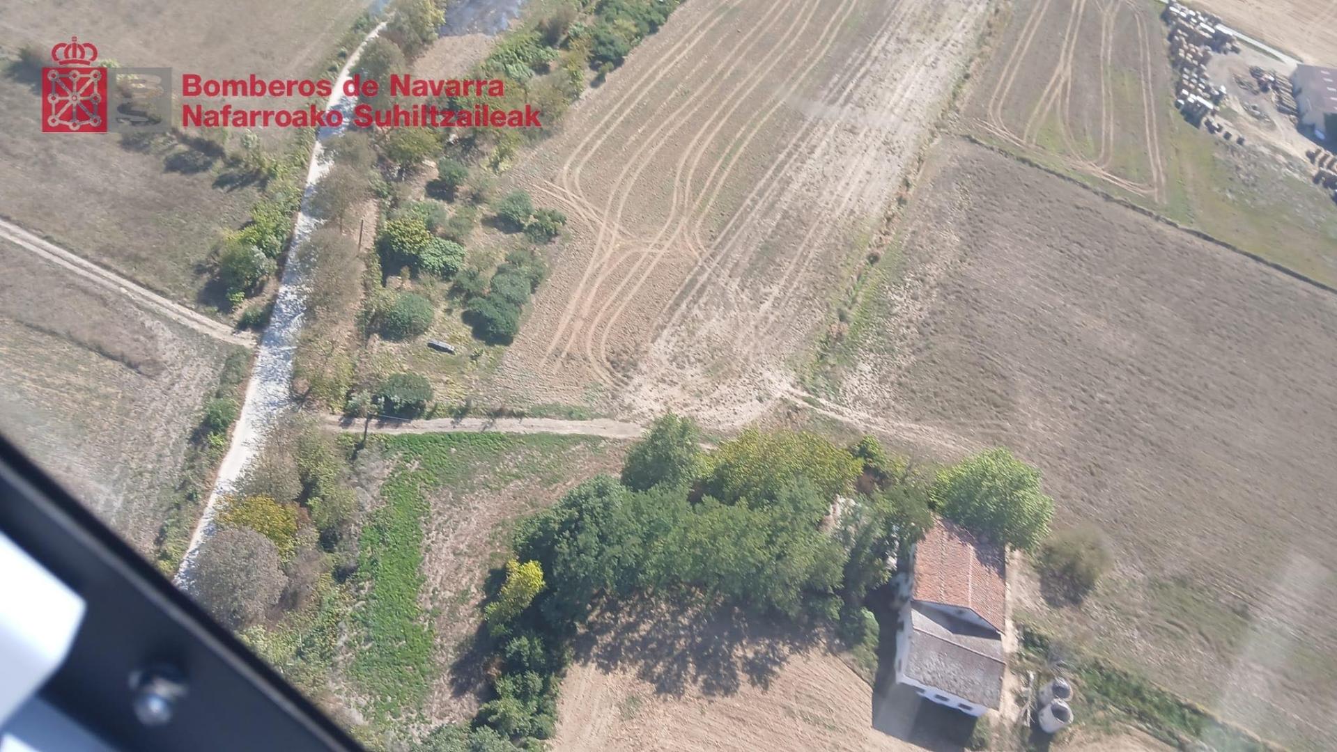 Zona afectada en Iturmendi.