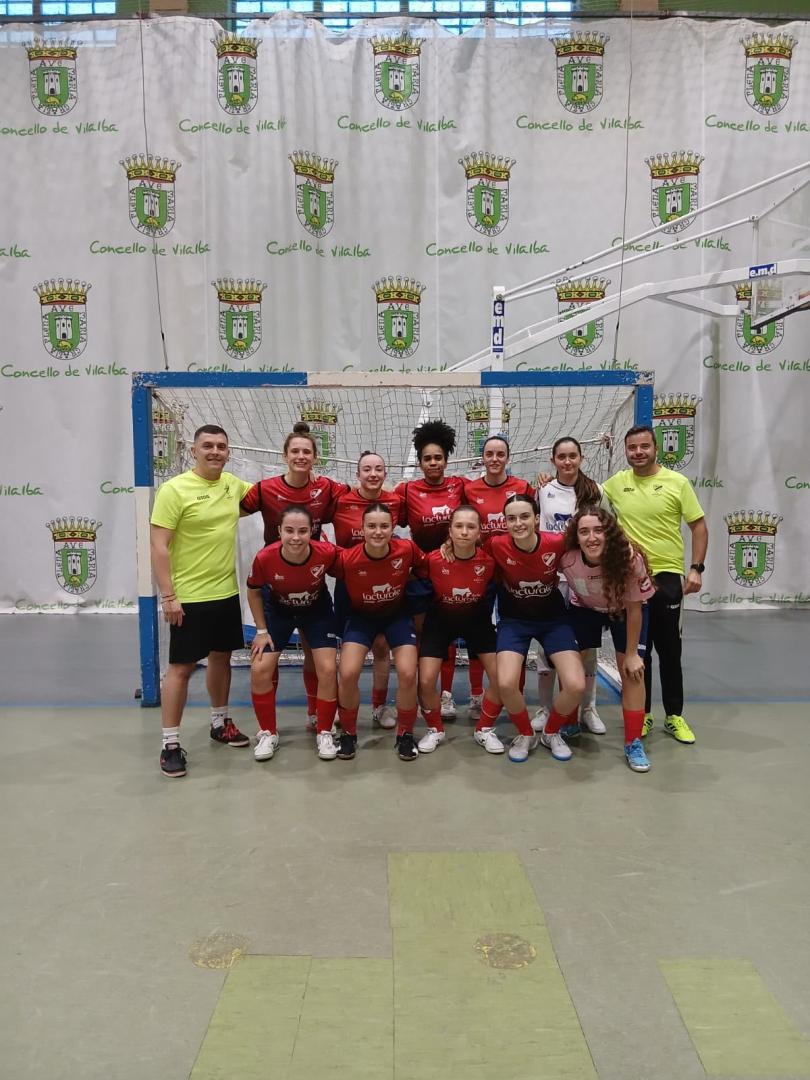 Plantilla del Lacturale Orvina tras la derrota frente al Villalba