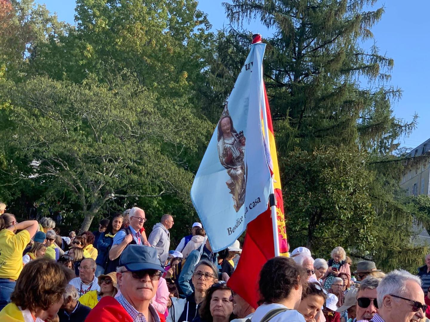 Peregrinos navarros en Lourdes