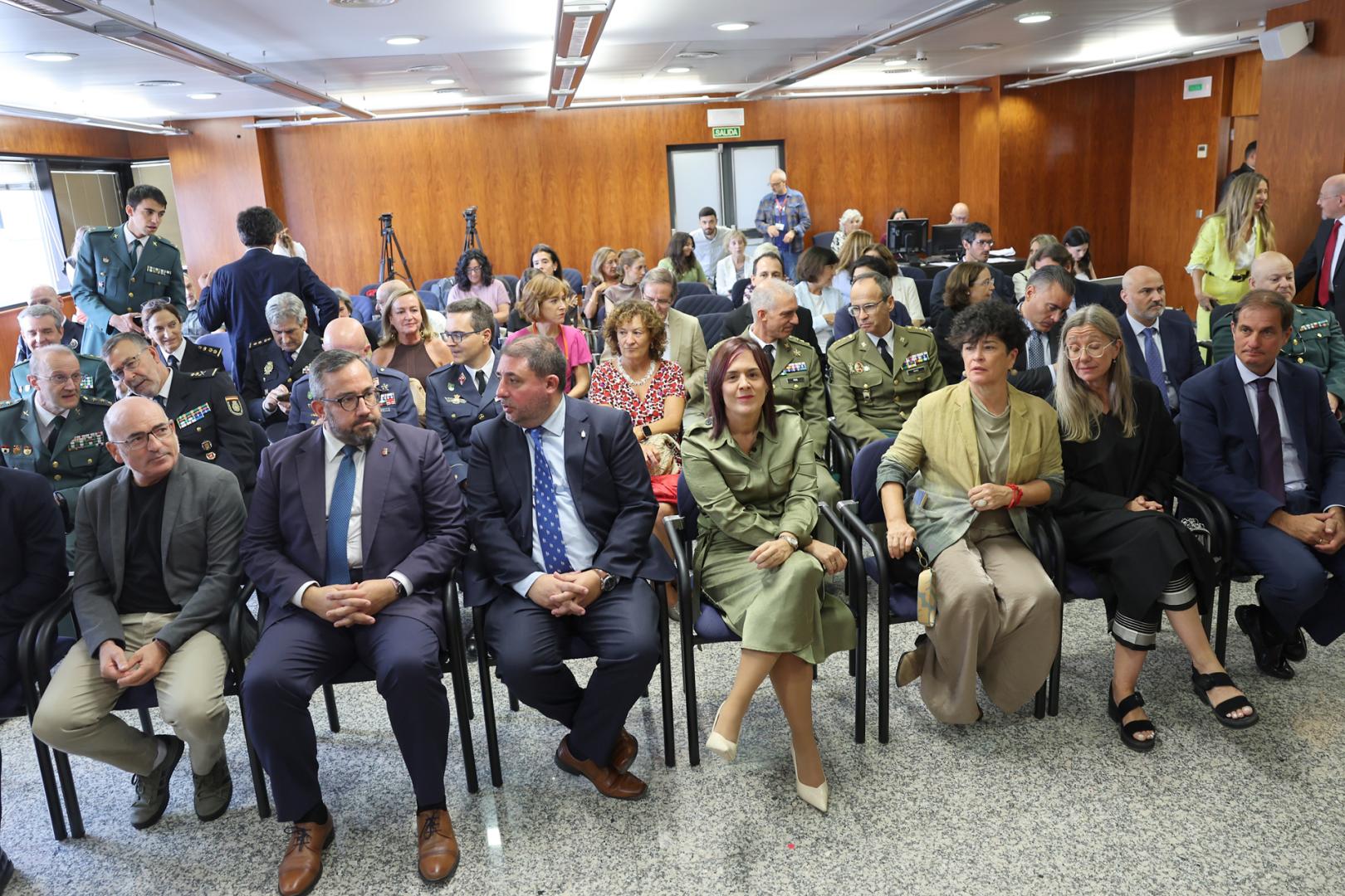 Asistentes al acto de apertura del Año Judicial celebrado este lunes en el Palacio de Justicia