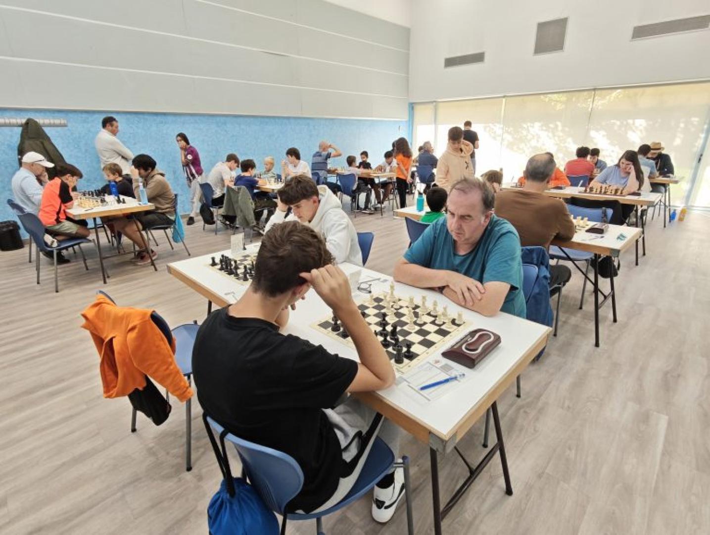 Partidas durante el torneo celebrado el año pasado