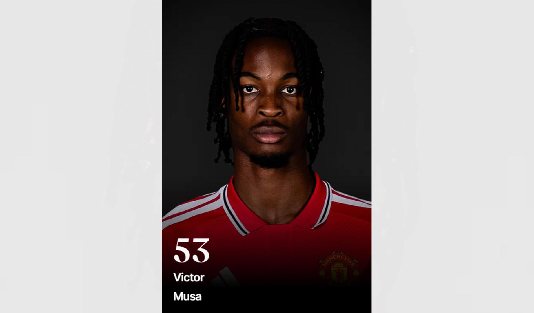 Víctor Musa, futbolista del Manchester United