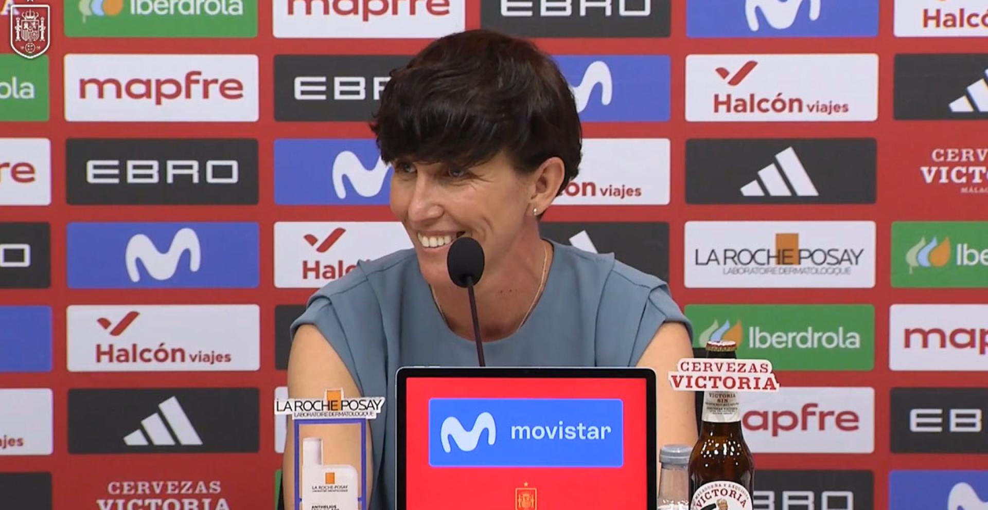 La seleccionadora nacional, Sonia Bermúdez