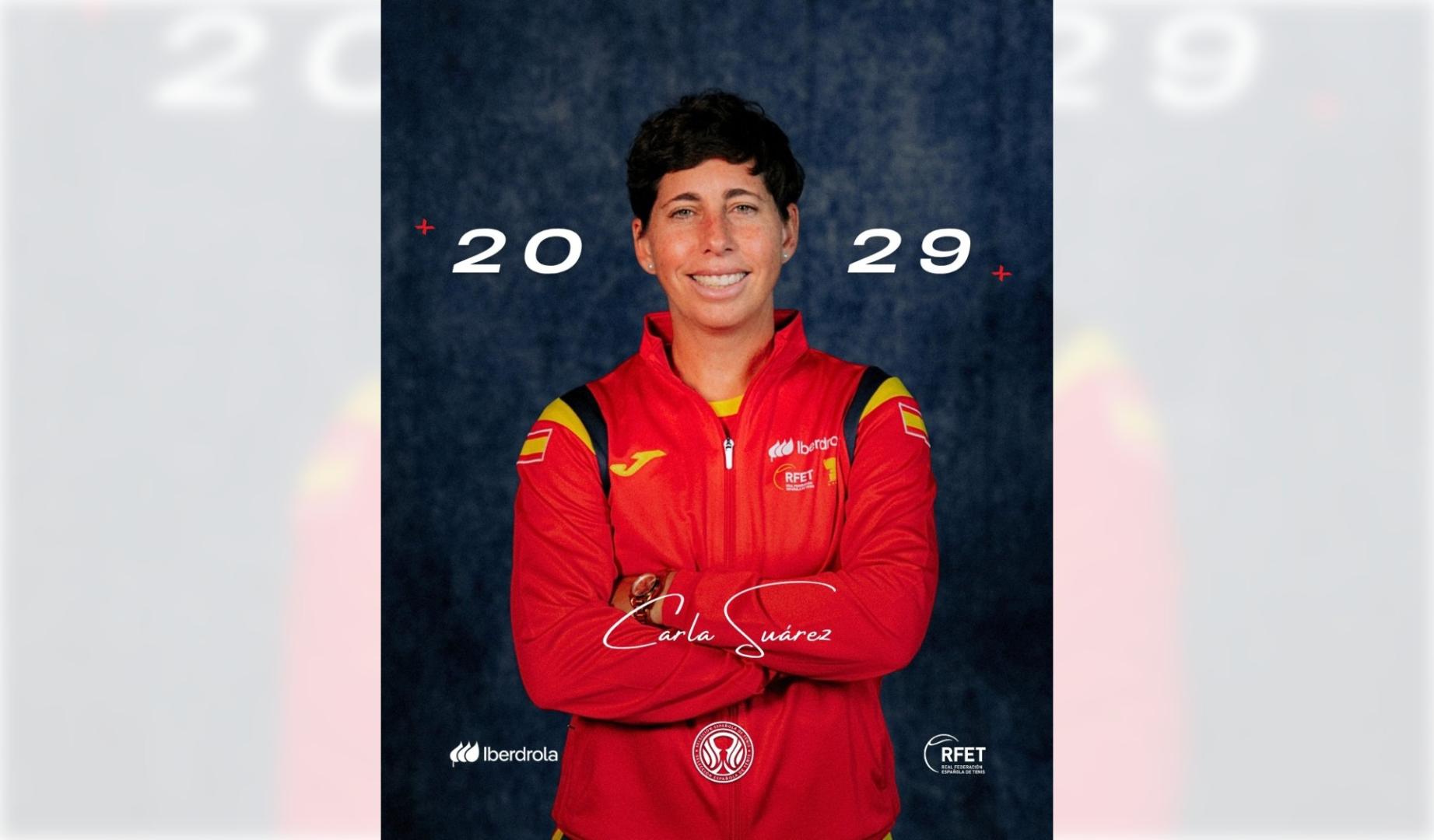 Carla Suárez, seleccionadora femenina de tenis