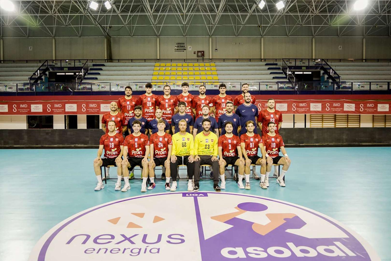 Plantilla de esta temporada en Asobal del Cajasol Sevilla Proin