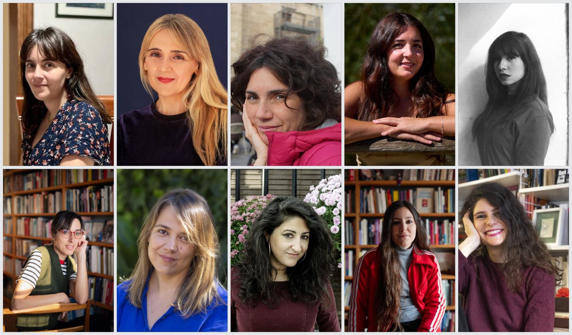 En la fila superior, de izquierda a derecha: Lana Corujo, Desirée de Fez, Raquel Congosto, Andrea Santiago y Marina Arriba. Debajo, de izquierda a derecha; Carlota Visier, Aora Moreno, Azahara Palomeque, Laura C. Vela y María Ovelar