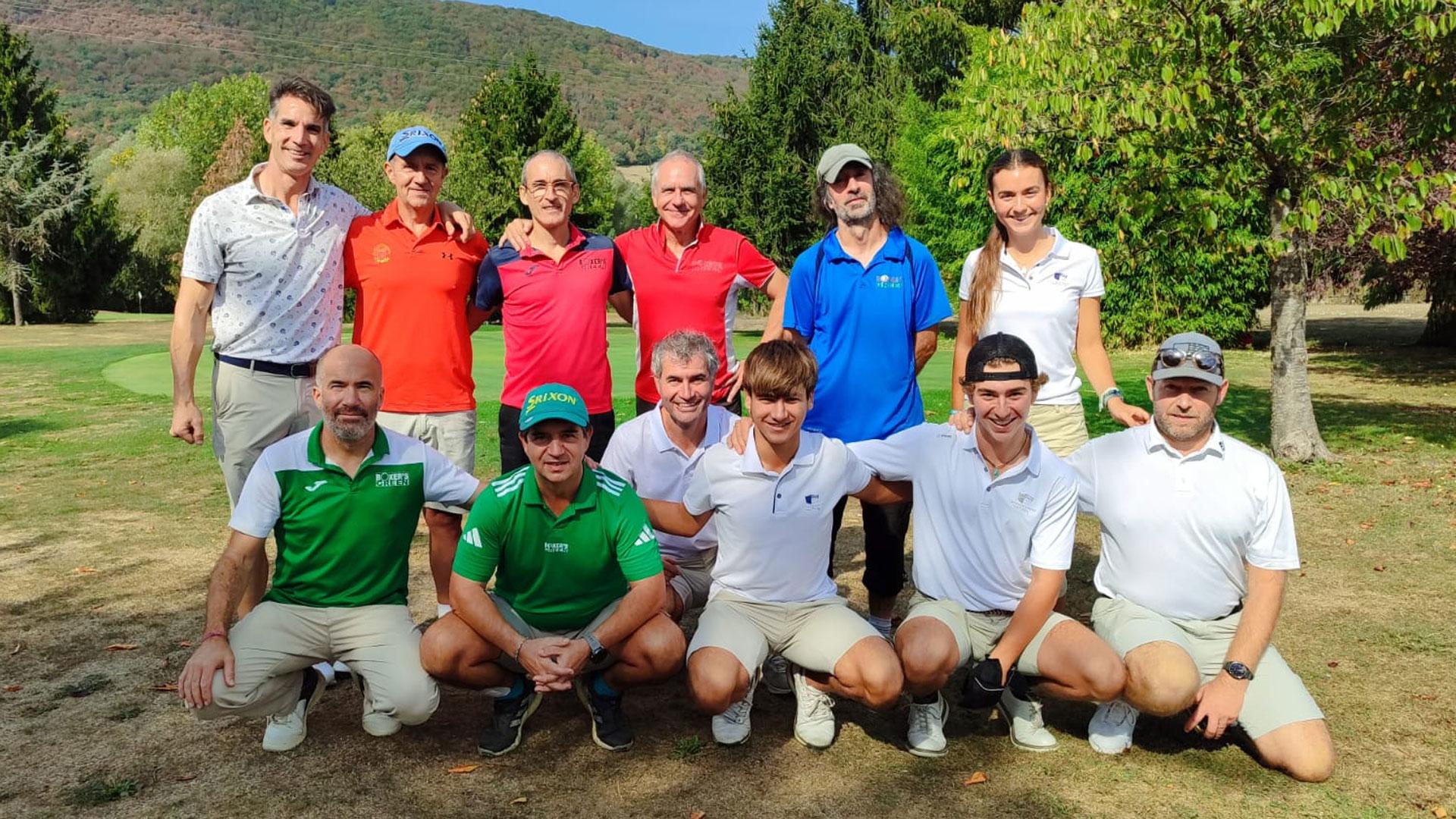 Participantes en el Campeonato Navarro de Pitch & Putt