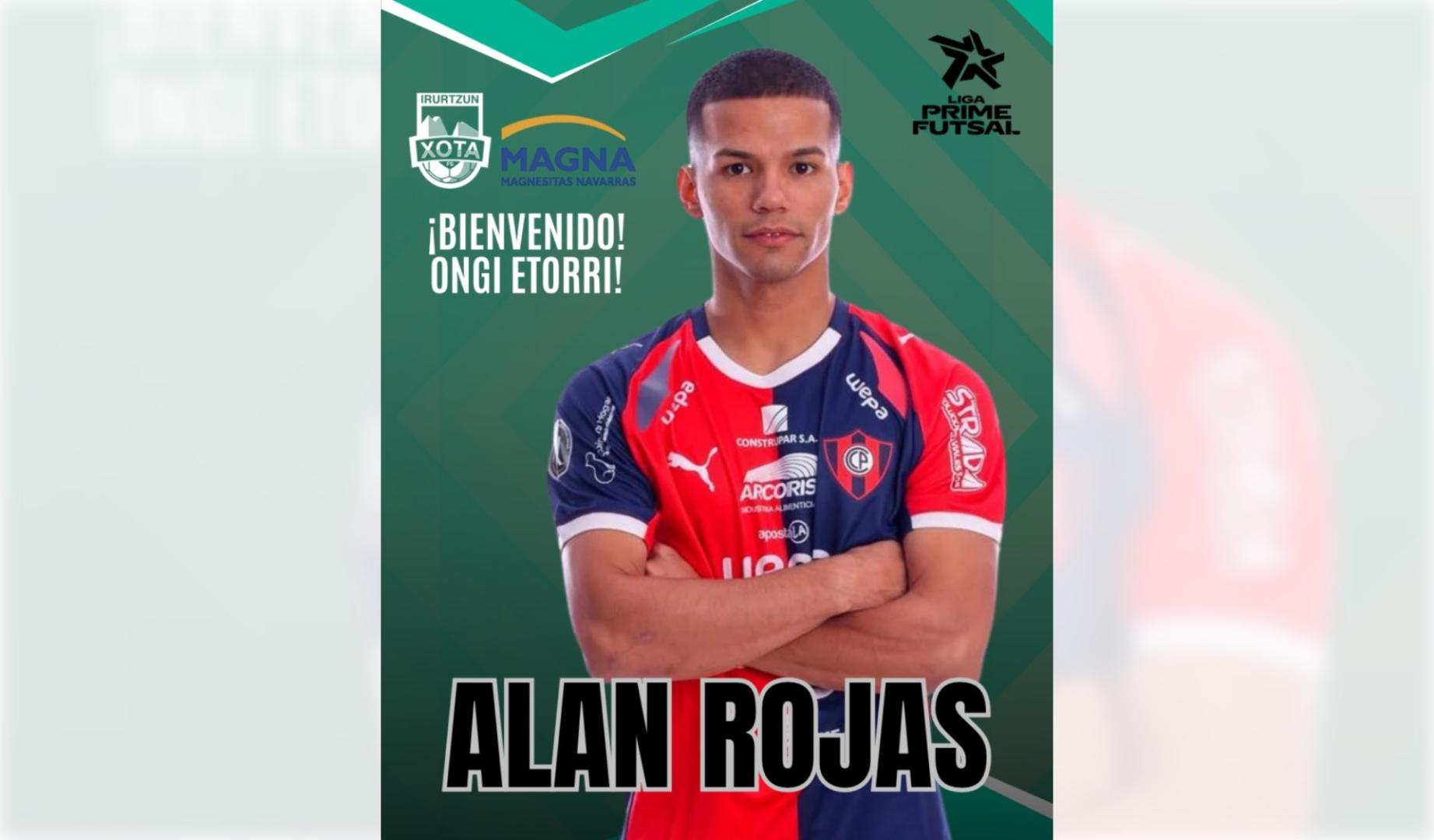 Alan Rojas, nuevo jugador de Magna Xota