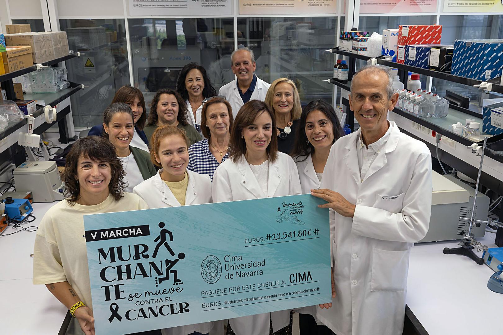 'Murchante se mueve contra el cáncer' Cima Universidad de Navarra