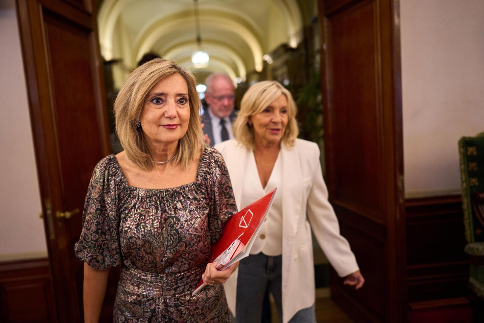 Cristina Ibarrola, a su llegada al salón de plenos del Ayuntamiento de Pamplona el pasado mes de septiembre
