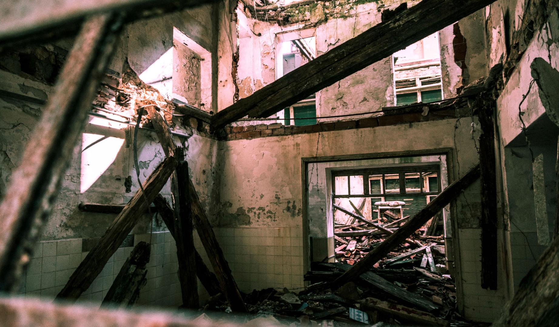 Inmueble en ruina.