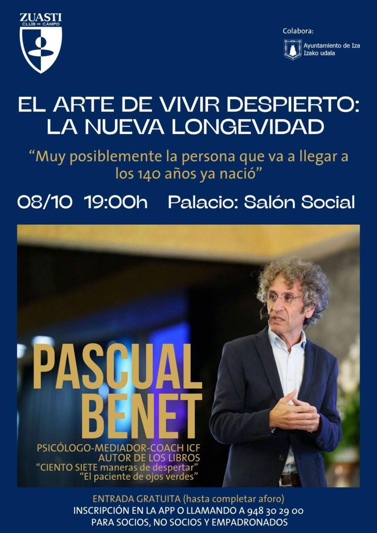 El psicólogo Pascual Benet reflexiona sobre la nueva longevidad
