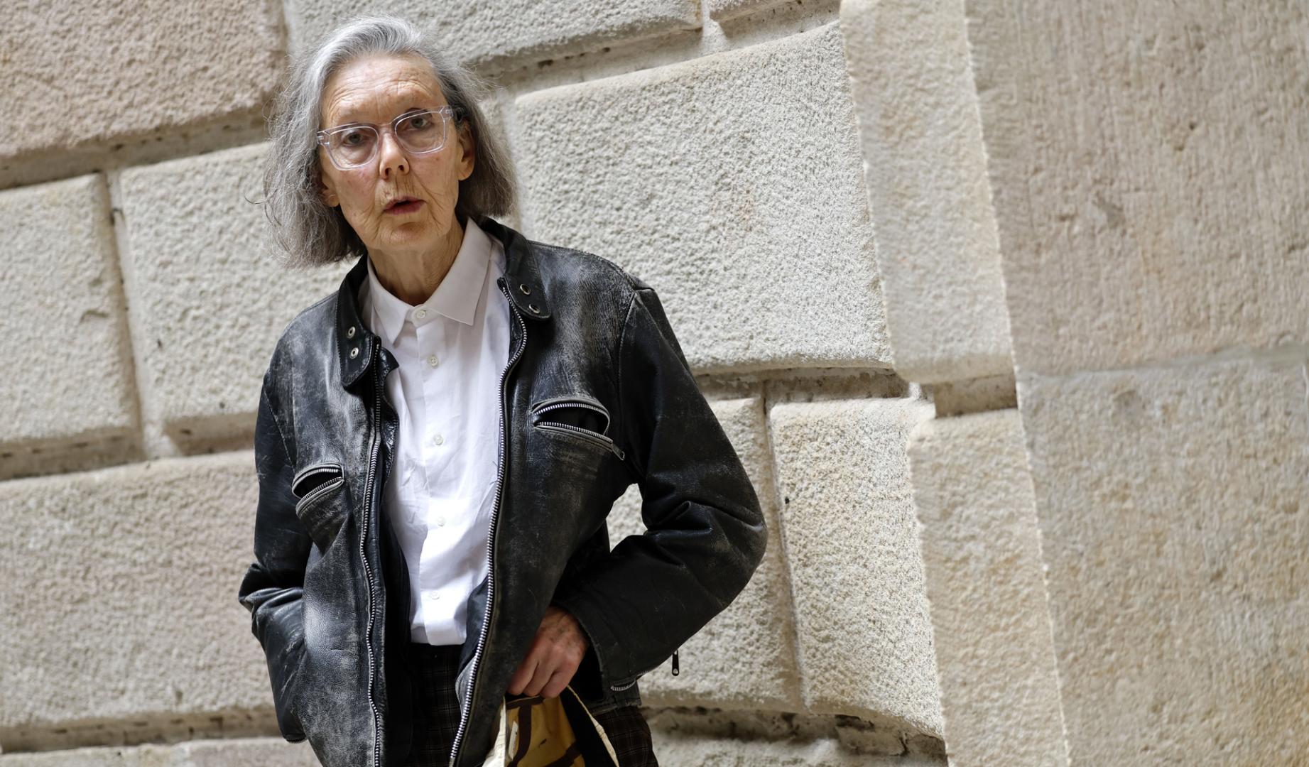 Anne Carson, durante su visita a España con motivo de la 40 edición del Festival Internacional de Poesía de Barcelona en 2025