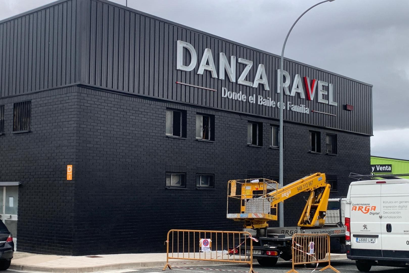 La nave del polígono de Mutilva que albergará una nueva escuela de Danza Ravel
