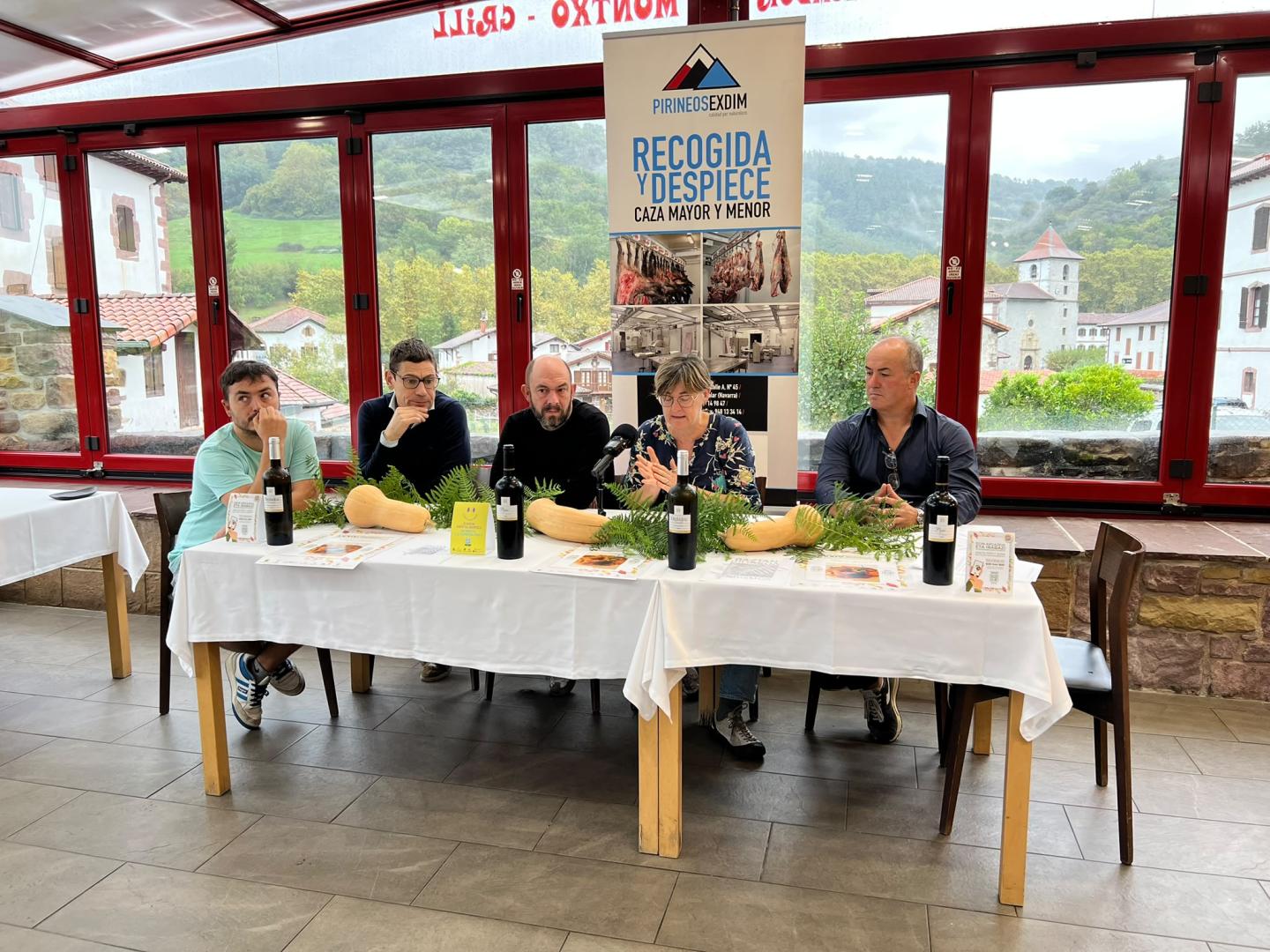 Imagen de la presentación de las Jornadas Gastronómicas de Caza de Baztan-Bidasoa.