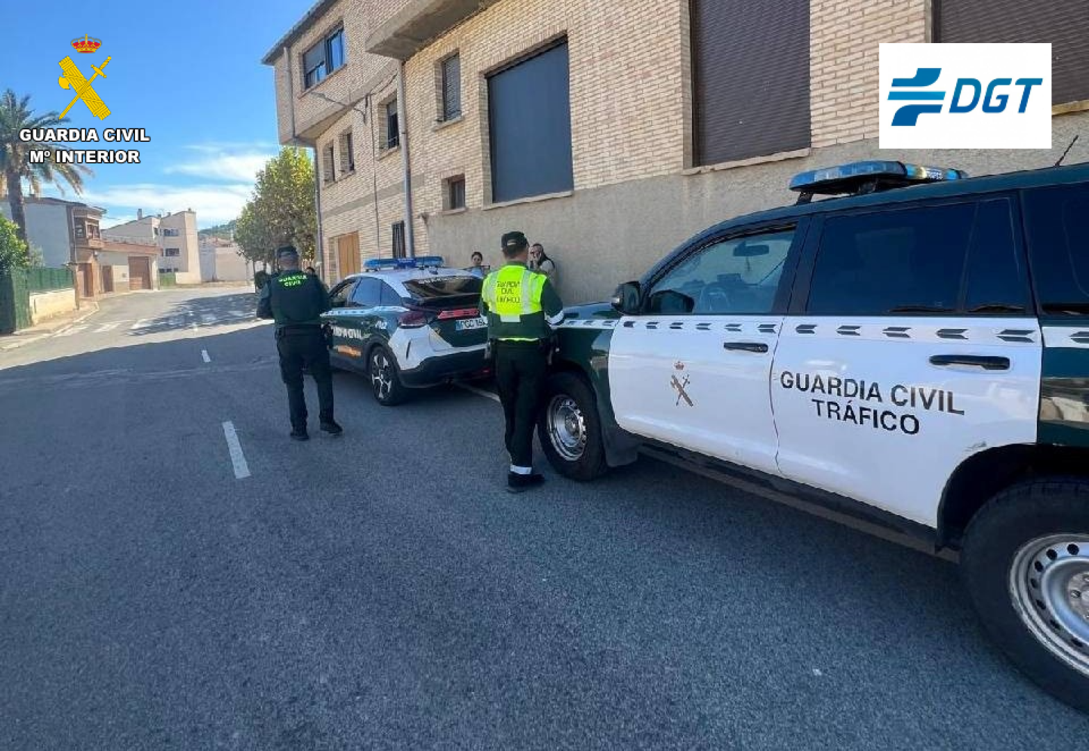 Efectivos de la Guardia Civil atienden en accidente con un menor de 12 años herido en Funes