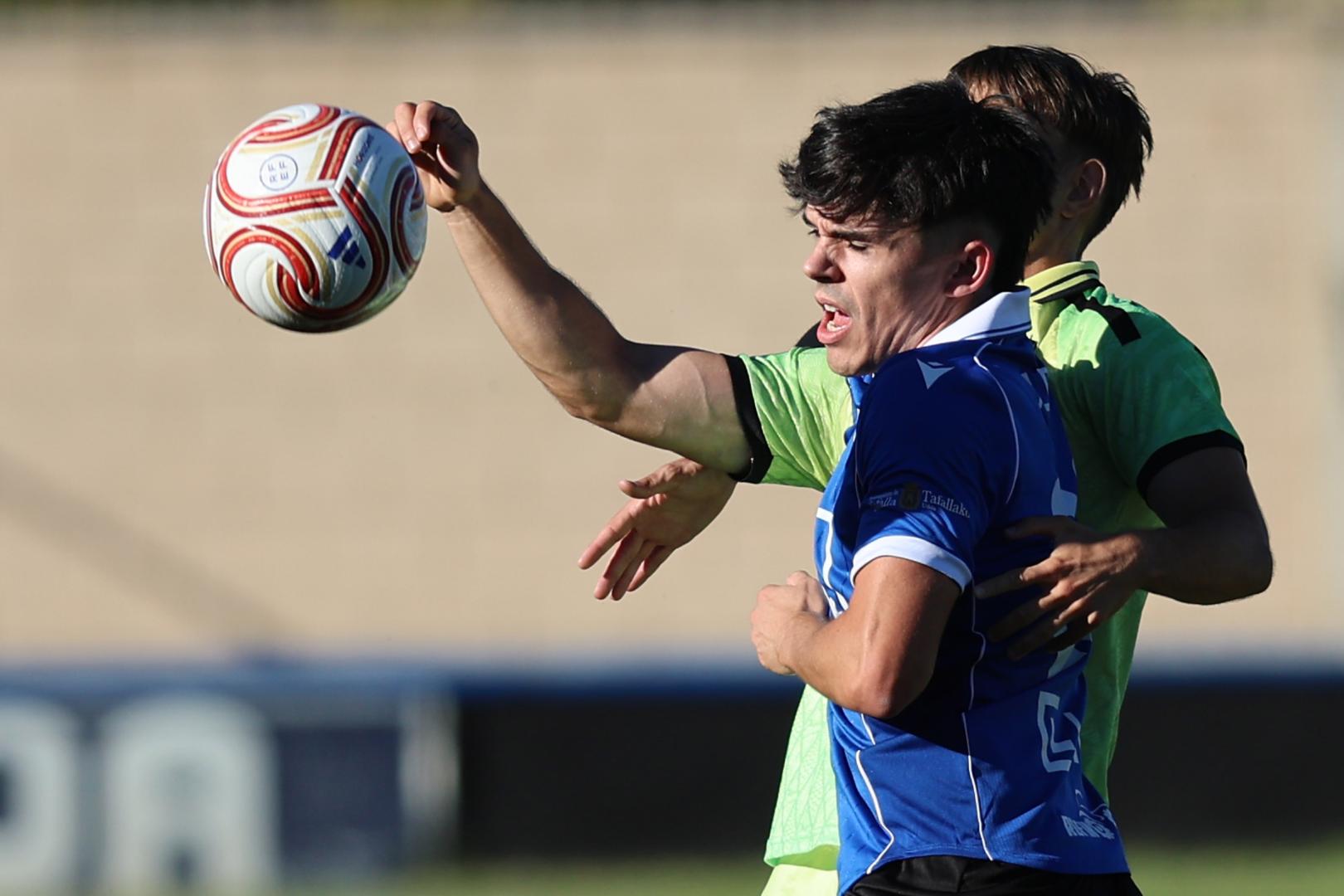 Aitor Albizu, de la Peña Sport, en un partido anterior