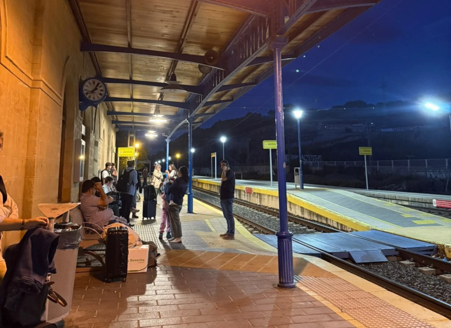 Estación de Tafalla este lunes 12 de octubre