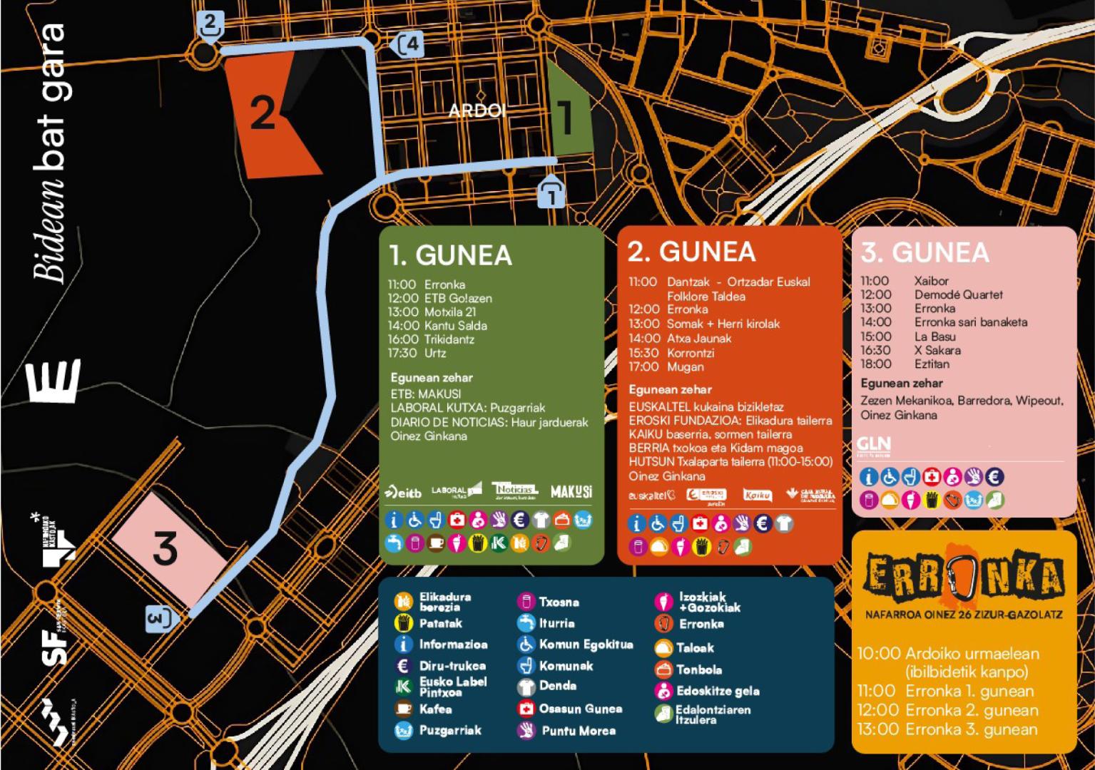 Recorrido del Nafarroa Oinez 2026