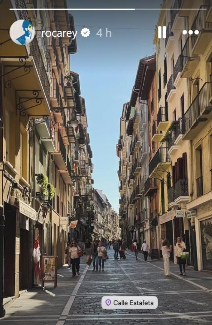 Imagen de la calle Estafeta publicada por Andrés Roca Rey este 14 de octubre en Instagram