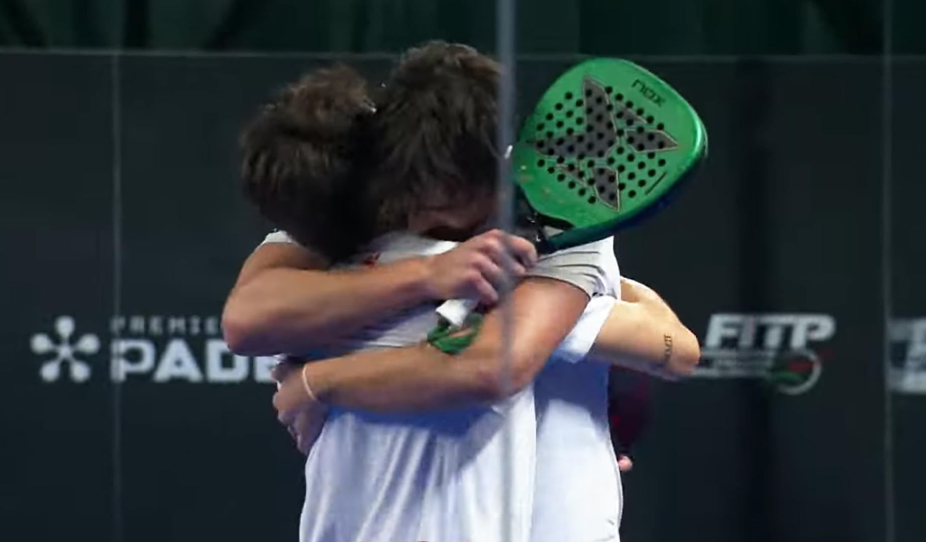 Aimar Goñi y Edu Alonso se a razan tras ganar en el estreno del Oysho Milano Premier Padel P1