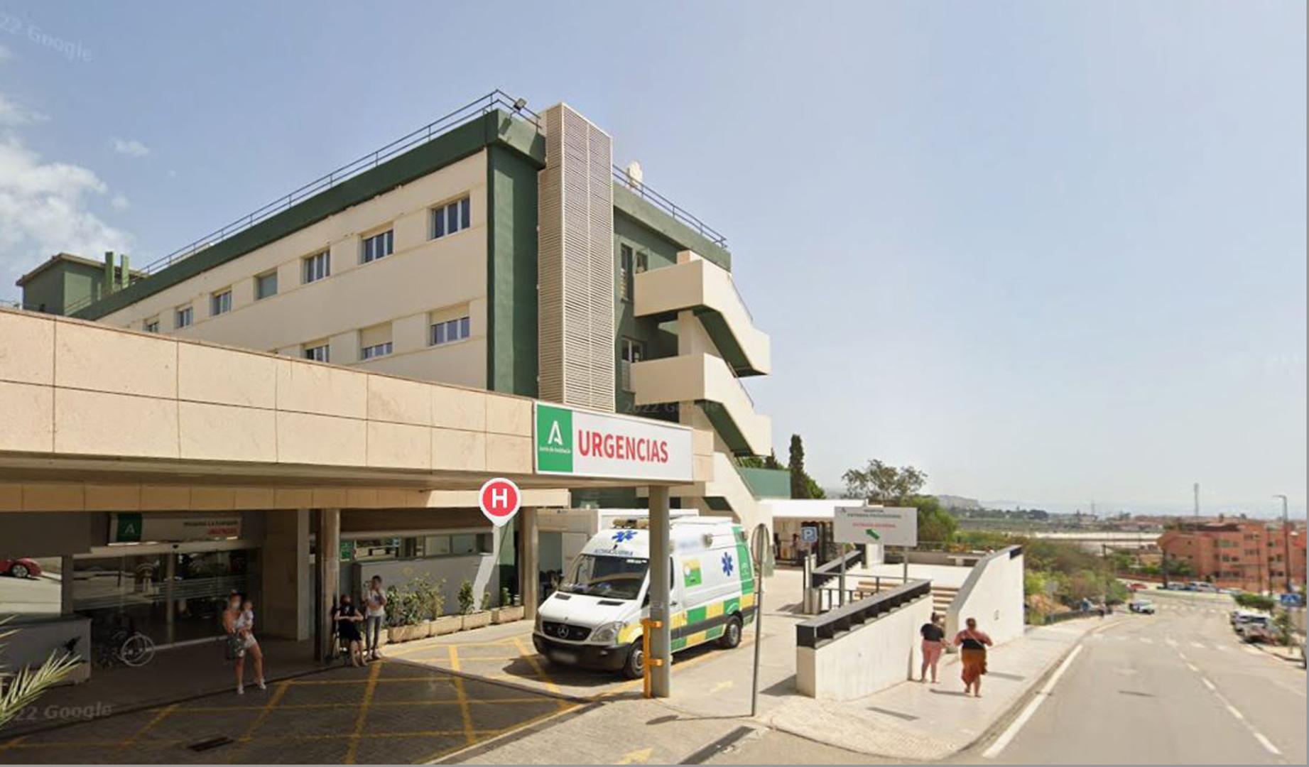 Hospital comarcal de la Axarquía, donde ha fallecido la mujer de 82 años