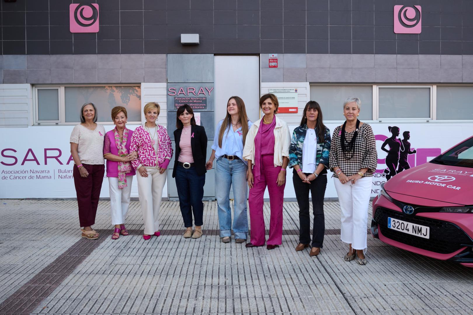 Responsables de Saray durante la presentación del Día Internacional del Cáncer de Mama