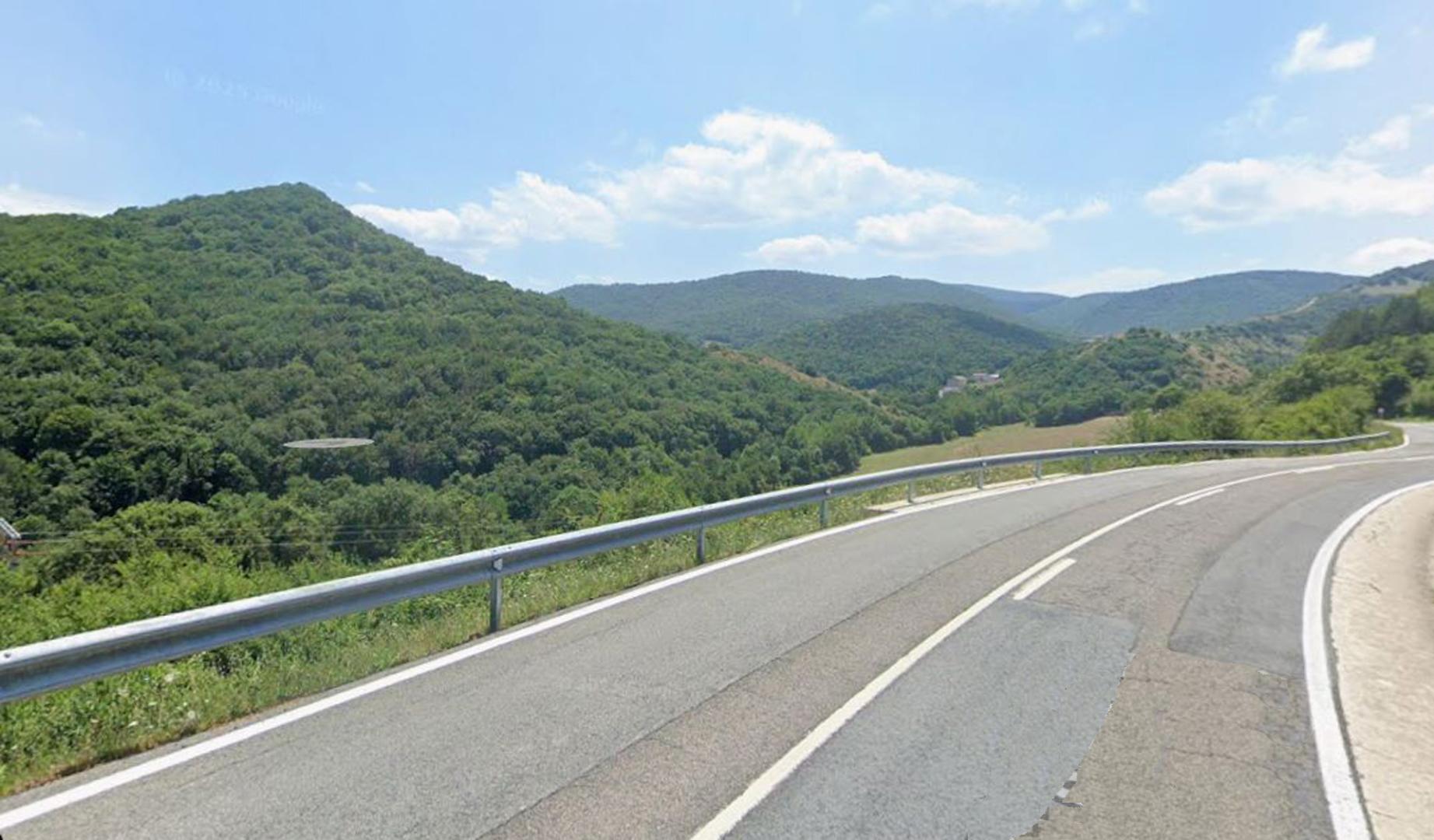 El accidente se ha producido en el kilómetro 15,2 de la carretera NA-4100, en Guelbenzu (Odieta)