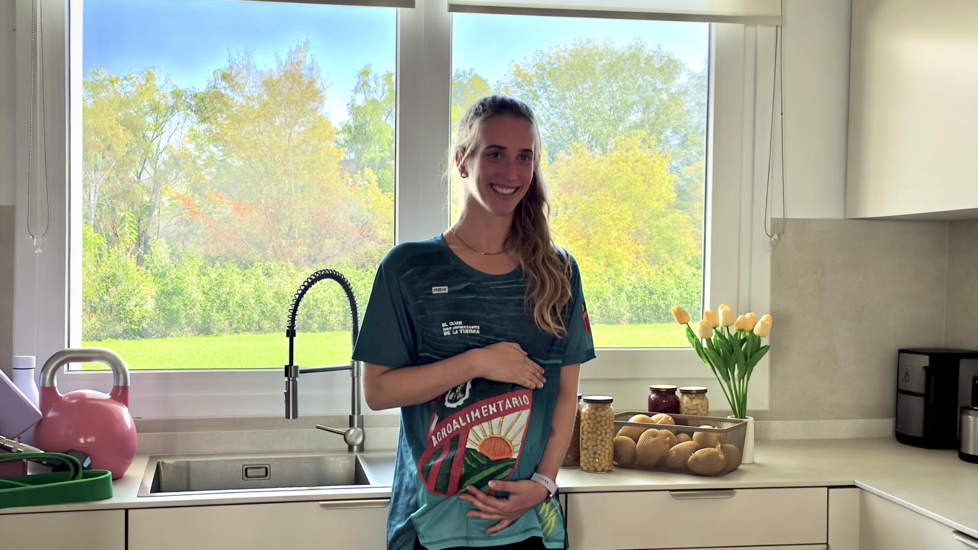 Aroa Lecumberri en las instalaciones de Nutrimove 360 en Sarriguren