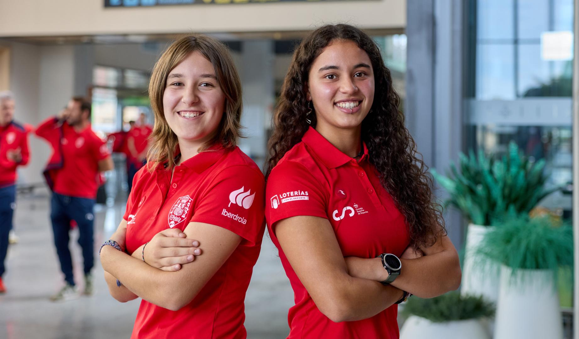 Goiuri Zabaleta y Laia Salsamendi
