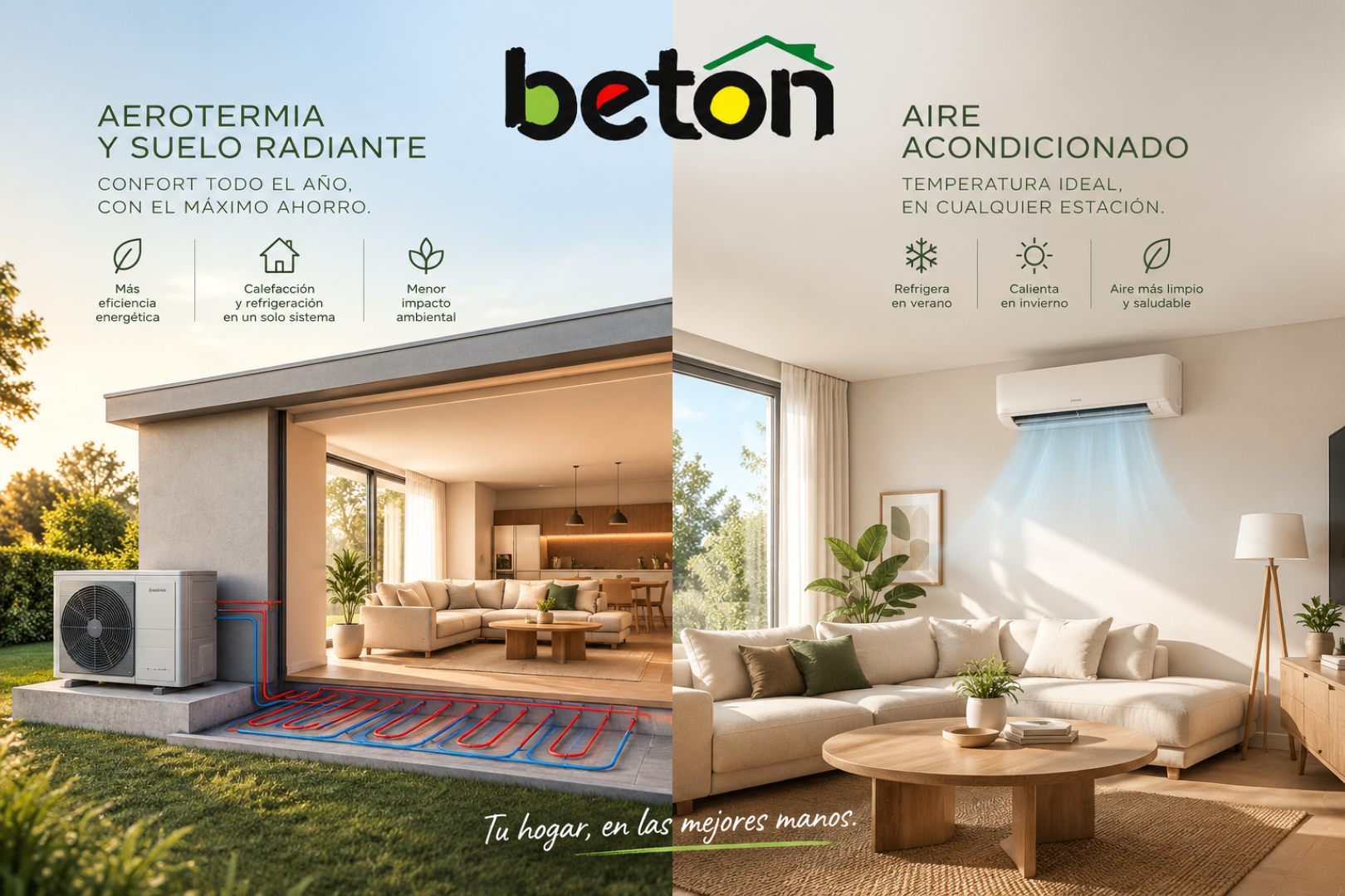 El cliente de Beton cuenta con un único interlocutor durante todo el proceso y con el respaldo de un equipo que conoce el proyecto desde el primer momento