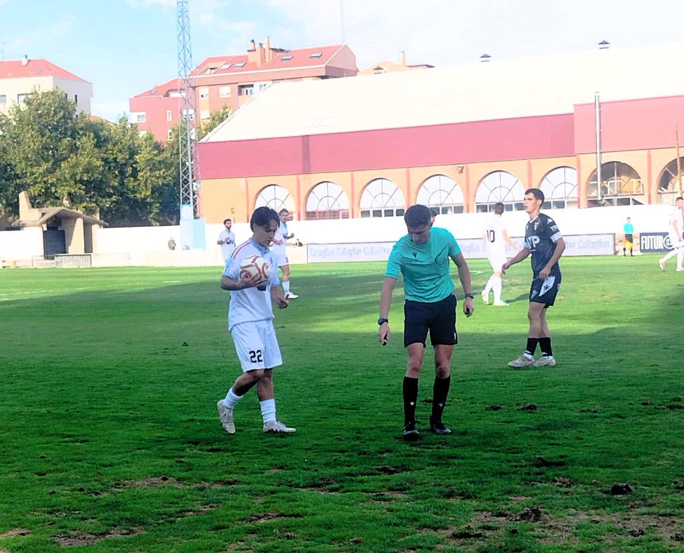 Imagen del partido del Tudelano contra el Arnedo
