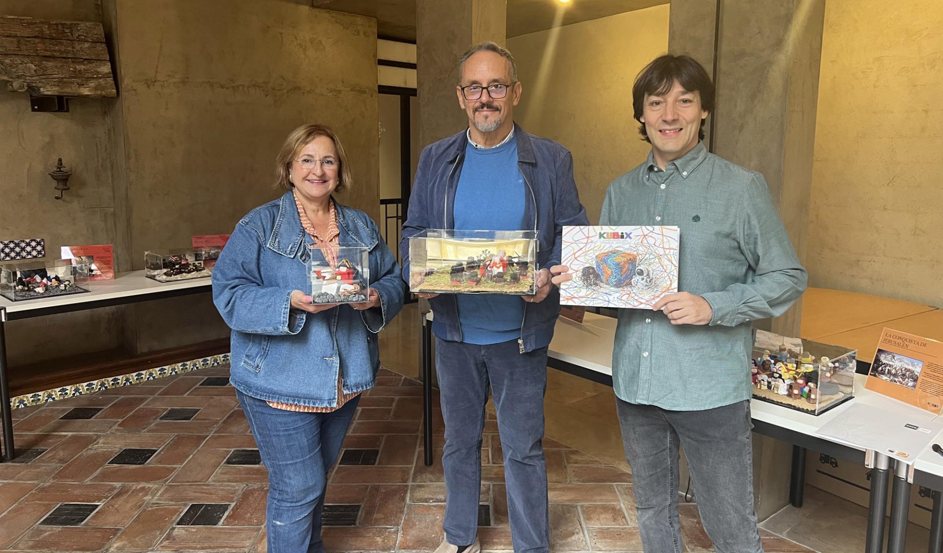 Blanca Aldanondo, Luis Fernández y Diego Carasusán