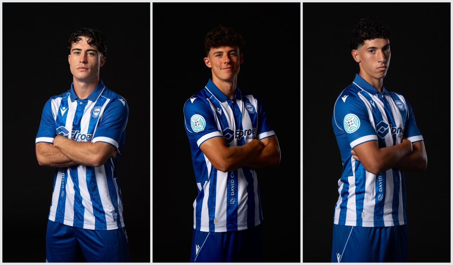 De izda. a dcha., Iñaki Alberca, Landres PInillos y Taz Bouguettaya