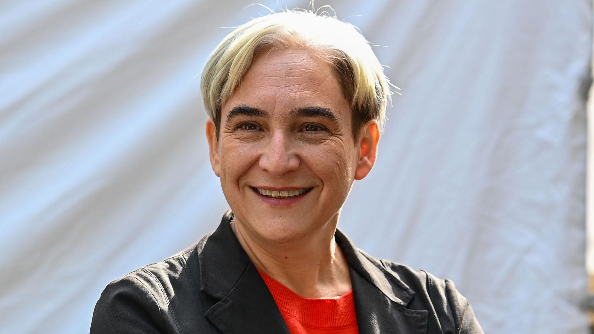 Ada Colau, candidata de Frente Amplio, en la presentación oficial de la nueva coalición