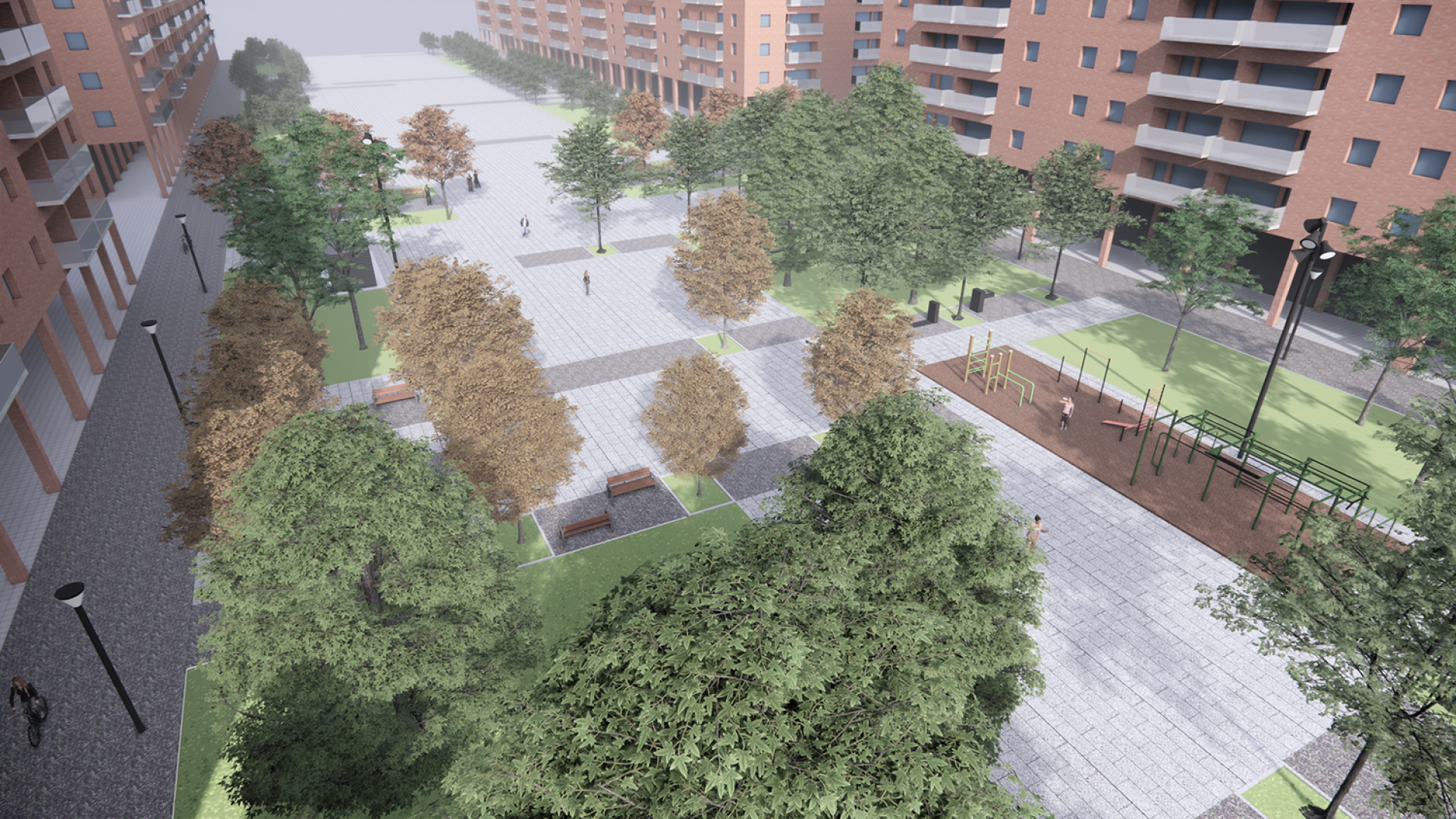 Reconstrucción de las obras en el paseo de Anelier