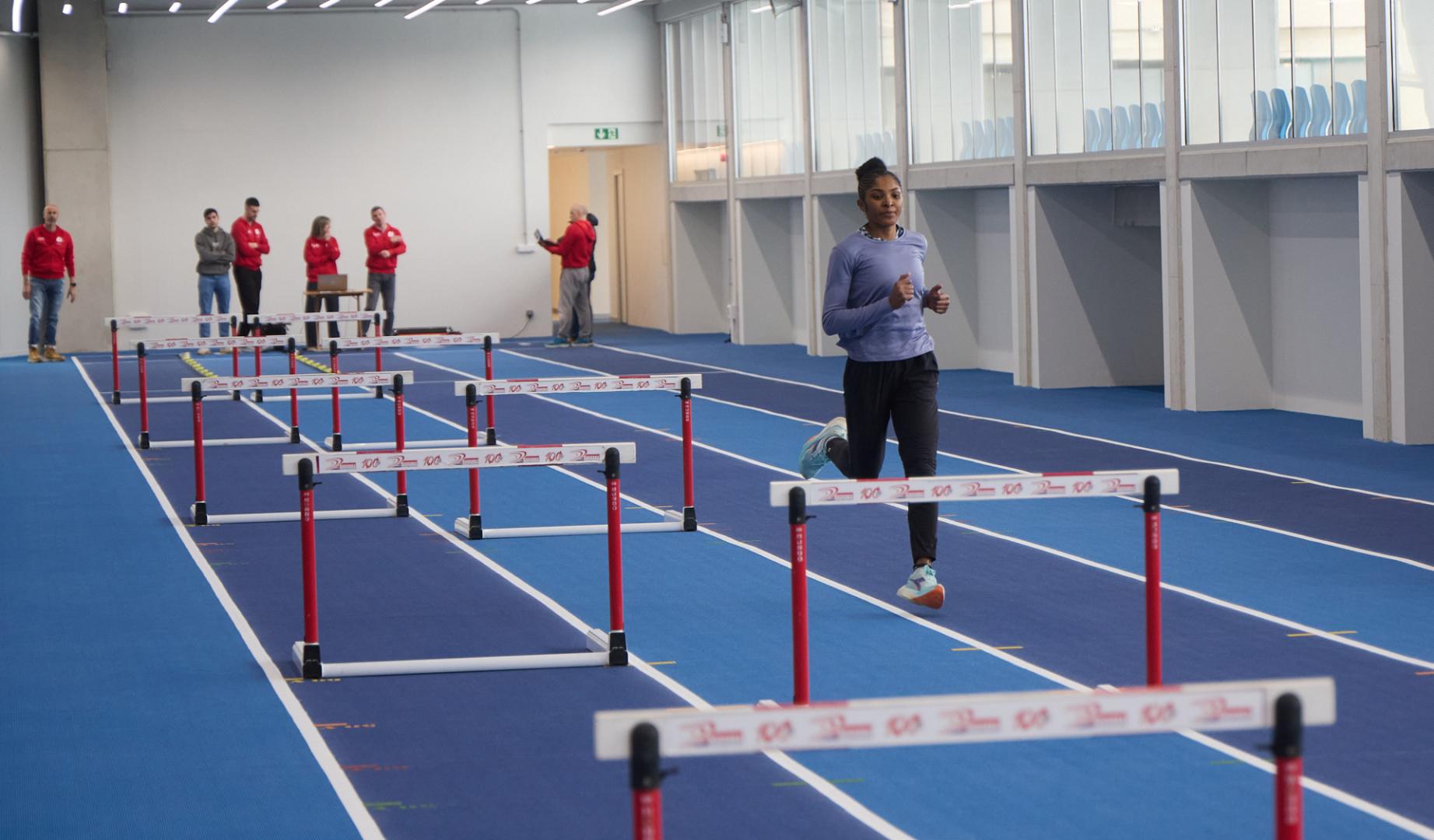 Instalaciones de la primera fase del módulo de atletismo.