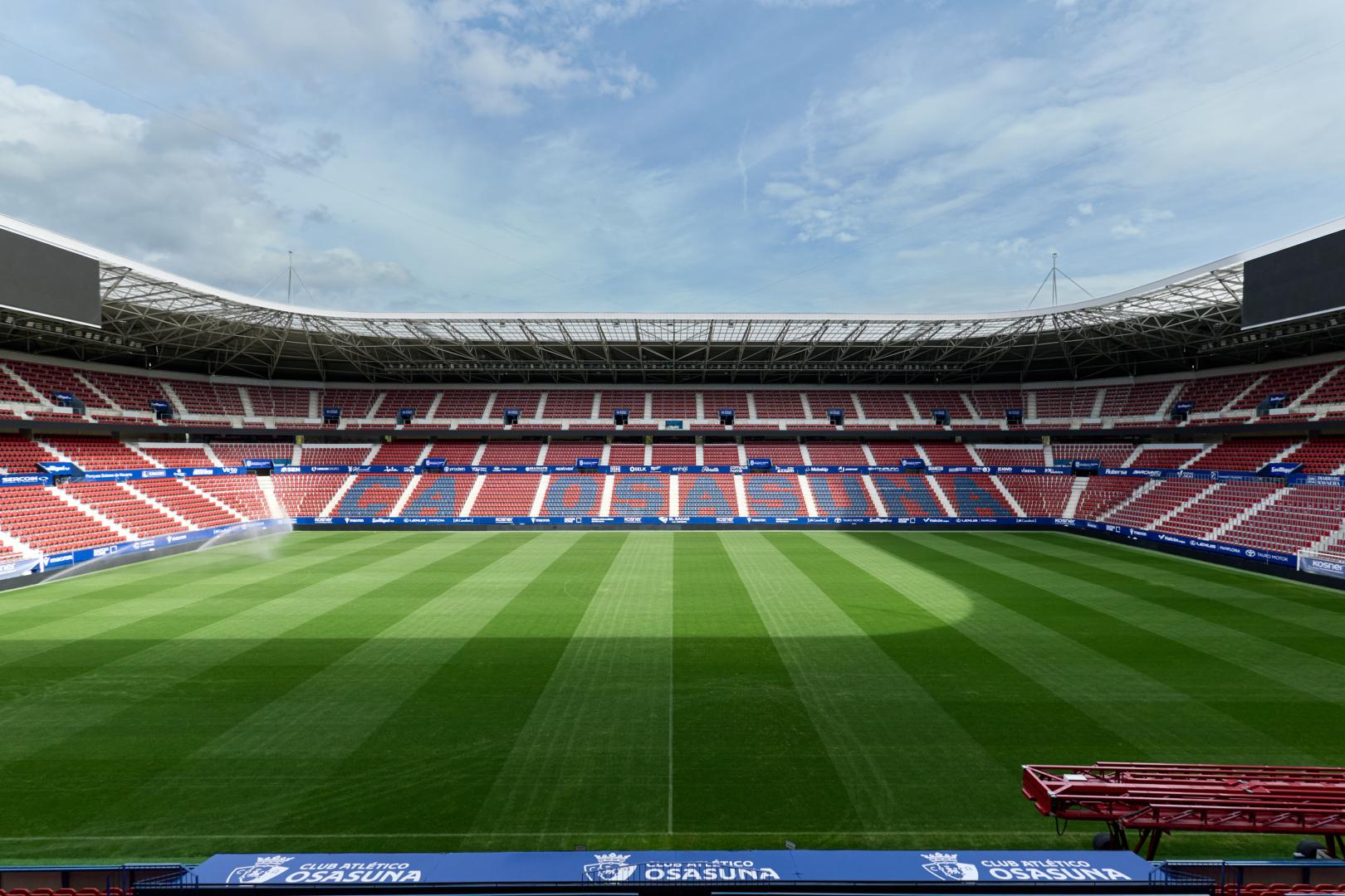 Una vista general del estadio de El Sadar tomada en fechas recientes.
