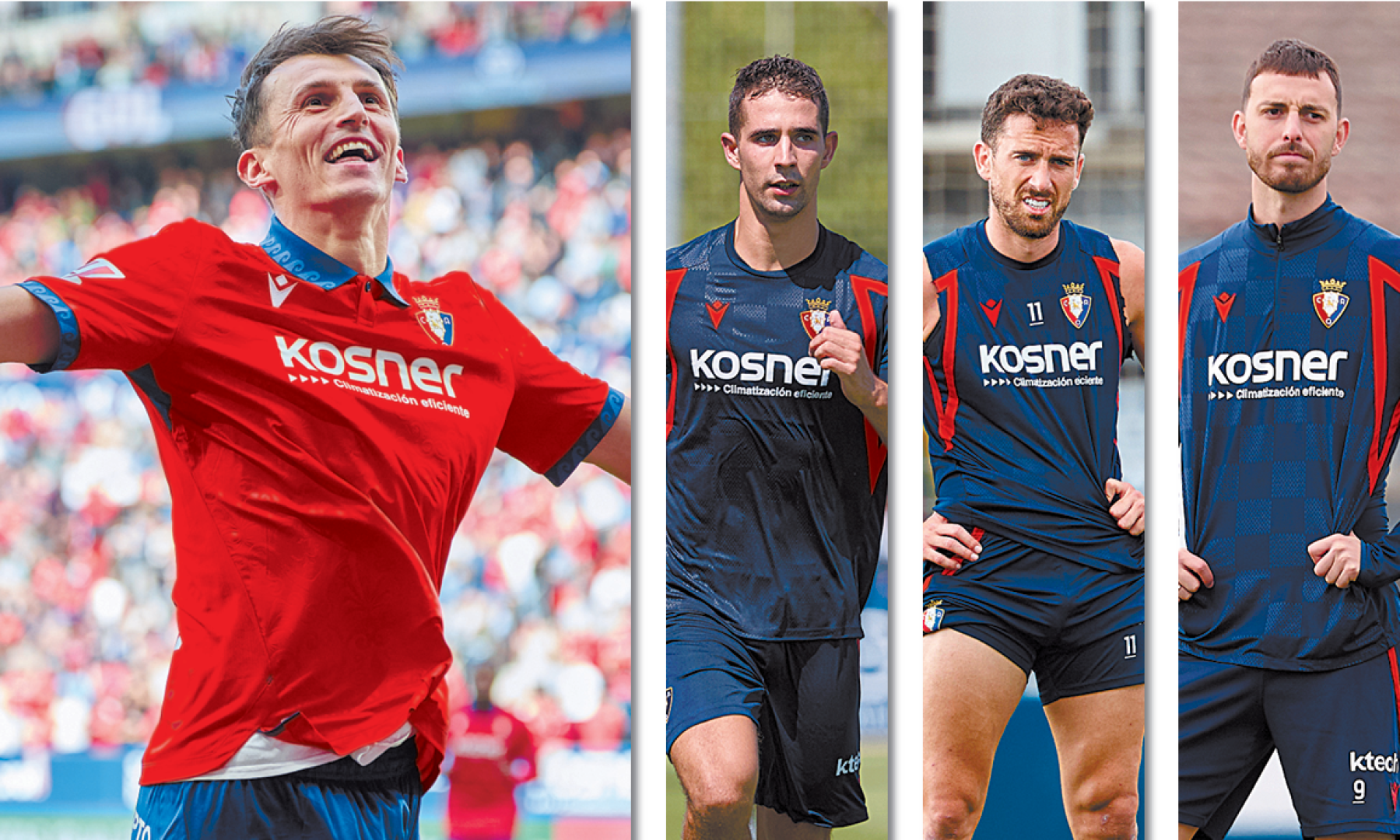 Budimir, Osambela, Kike Barja y Raúl, goleadores rojillos